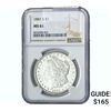 Image 1 : 1881-S Morgan Silver Dollar NGC MS61