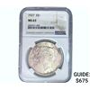 Image 1 : 1927 Silver Peace Dollar NGC MS63