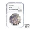 Image 1 : 1921-D Morgan Silver Dollar NGC MS63