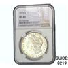 Image 1 : 1879-S Morgan Silver Dollar NGC MS63