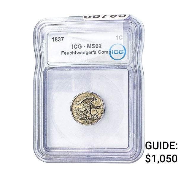 1837 1C Feuchtwanger's Comp. ICG MS62