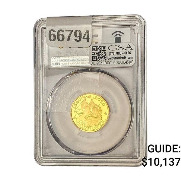 2020 Mayflower 400th Anniversary PCGS PR70 DCAM