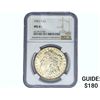 Image 1 : 1921-S Morgan Silver Dollar NGC MS61