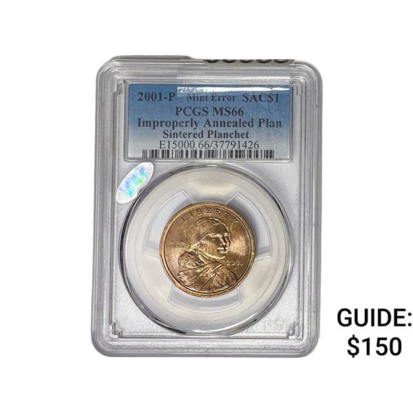 2001-P SAC$1 PCGS MS66