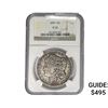 Image 1 : 1899 Morgan Silver Dollar NGC F12