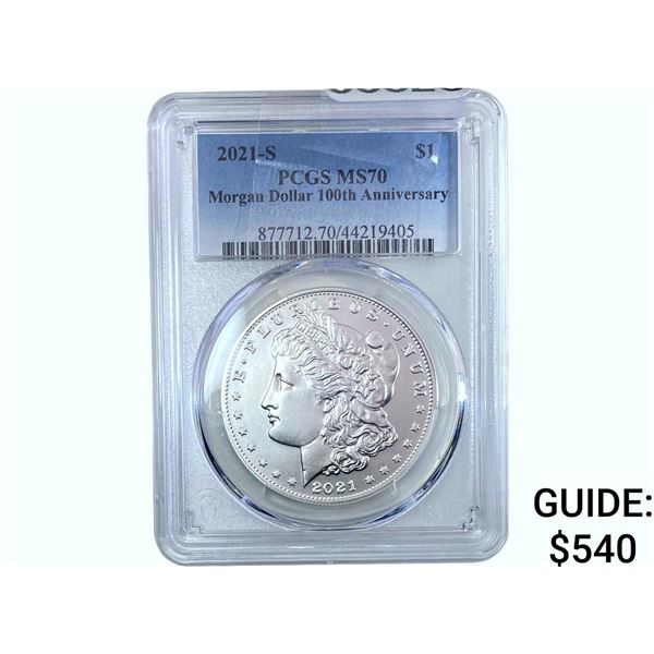 2021-S Morgan Silver Dollar PCGS MS70
