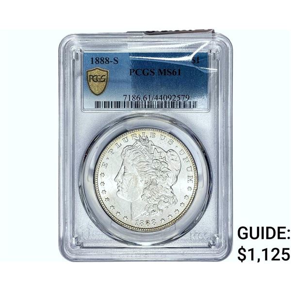 1888-S Morgan Silver Dollar PCGS MS61