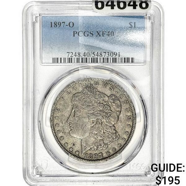 1897-O Morgan Silver Dollar PCGS XF40