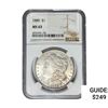 Image 1 : 1889 Morgan Silver Dollar NGC MS63