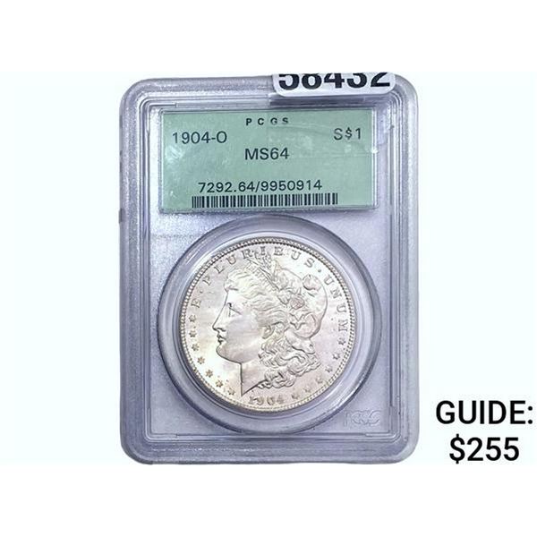 1904-O Morgan Silver Dollar PCGS MS64