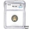 Image 1 : 1823/2 Capped Bust Dime ICG G6 Large E