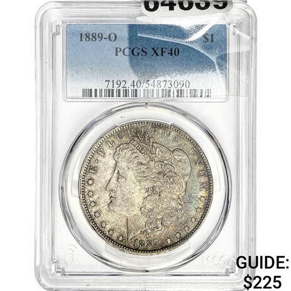 1889-O Morgan Silver Dollar PCGS XF40