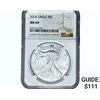 Image 1 : 2016 $1 Silver Eagle NGC MS69