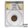 Image 1 : 1909-S Wheat Cent ANACS VF25