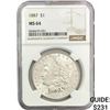 Image 1 : 1887 Morgan Silver Dollar NGC MS64