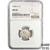 Image 1 : 1943-S Wheat Cent NGC MS66