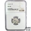 Image 1 : 1943-D Wheat Cent NGC MS66