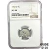 Image 1 : 1943-D Wheat Cent NGC MS66
