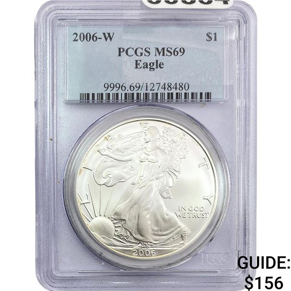 2006-W Silver Eagle PCGS MS69