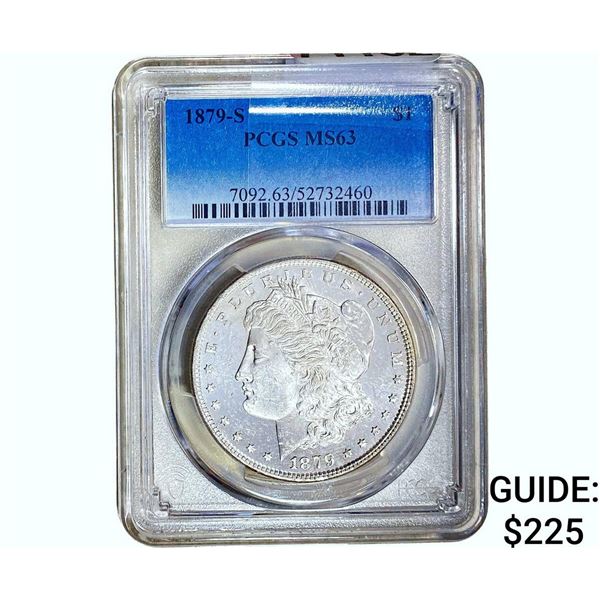 1879-S Morgan Silver Dollar PCGS MS63