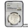 Image 1 : 1892-CC Morgan Silver Dollar NGC AU58