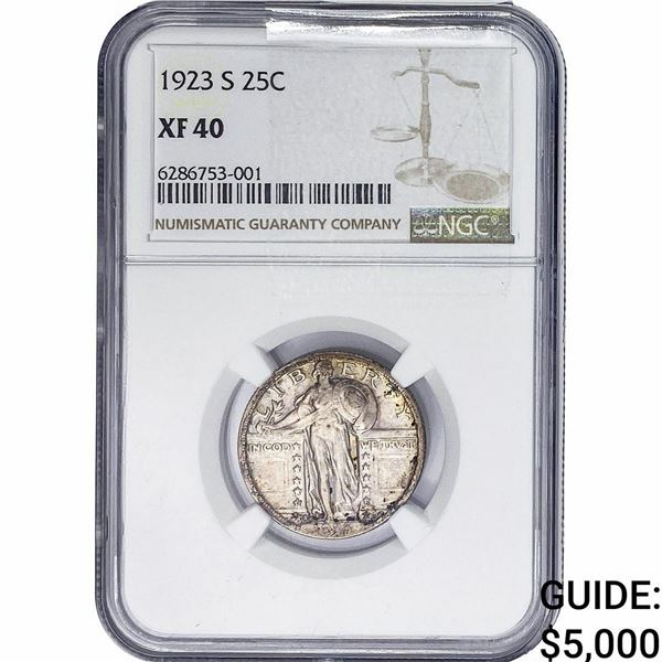 1923-S Standing Liberty Quarter NGC XF40
