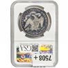 Image 2 : 1866 Seated Liberty Dollar NGC PF61 Cameo Motto