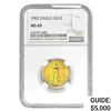 Image 1 : 1992 1/4oz $10 Gold Eagle NGC MS69
