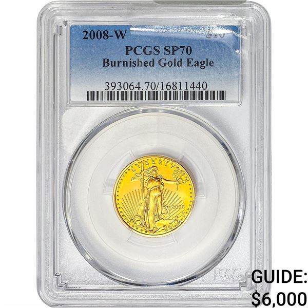 2008-W Gold $10 1/4oz American Eagle PCGS SP70