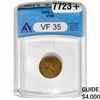 Image 1 : 1909-S VDB Wheat Cent ANACS VF35