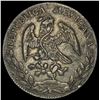 Image 2 : 1896Go RS Mexico Silver 8 Reales Cap & Ray NEARLY UNCIRCULATED