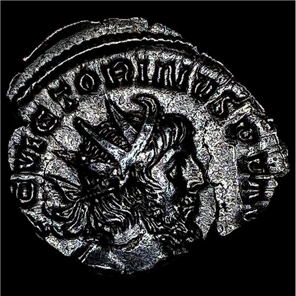 Roman Victorinus 269-271 AD Bi Dbl Denarius CH AU