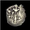 Image 2 : 1500s-1600s Spanish Colonial Silver Cob NEARLY UNCIRCULATED