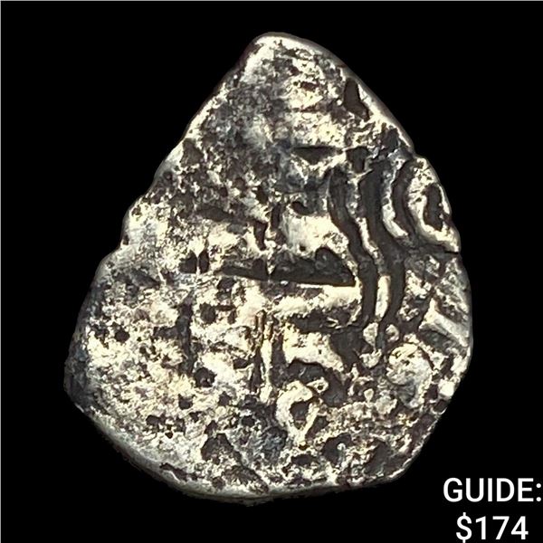 1500s-1600s Spanish Colonial Silver Cob NEARLY UNCIRCULATED