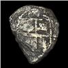 Image 2 : 1500s-1600s Spanish Colonial Silver Cob NEARLY UNCIRCULATED