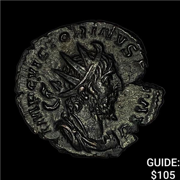 Roman Victorinus 269-271 AD Bi Dbl Denarius CHOICE AU