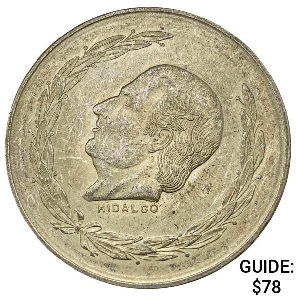 1953 Mexico Silver 5 Pesos UNCIRCULATED