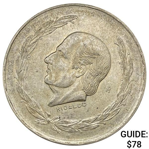 1953 Mexico Silver 5 Pesos UNCIRCULATED