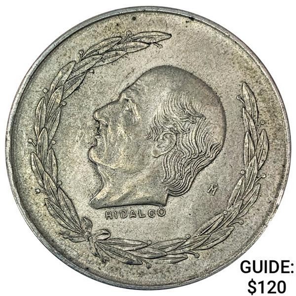 1953 Mexico Silver 5 Pesos UNCIRCULATED