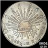 Image 1 : 1885Go RR Mexico Silver 8 Reales Cap & Ray UNCIRCULATED