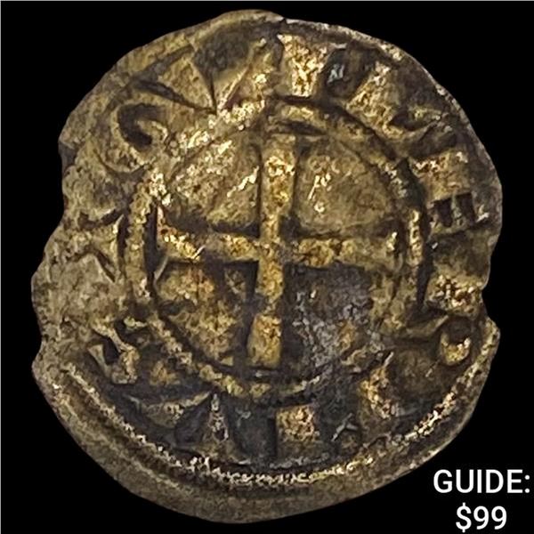 1170-1245 France Crusades Silver Deniers NEARLY UNCIRCULATED