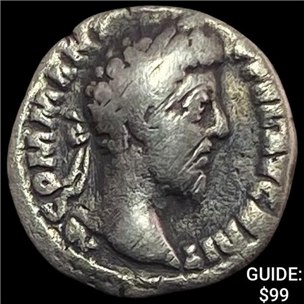 177-192 Roman Commodus Silver Denarius NEARLY UNCIRCULATED