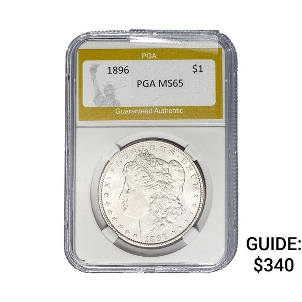 1896 Morgan Silver Dollar PGA MS65