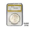 Image 1 : 1884-CC Morgan Silver Dollar PGA MS65