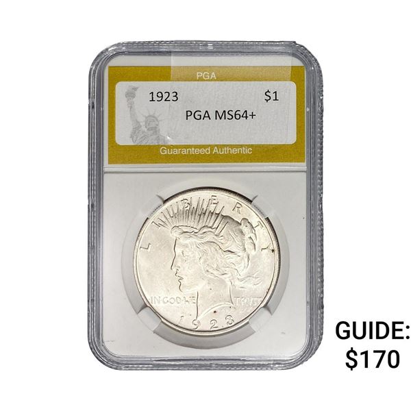 1923 Silver Peace Dollar PGA MS64+