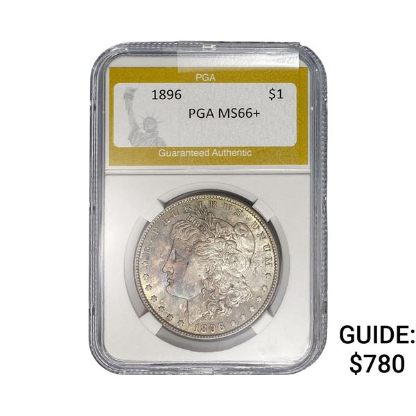 1896 Morgan Silver Dollar PGA MS66+