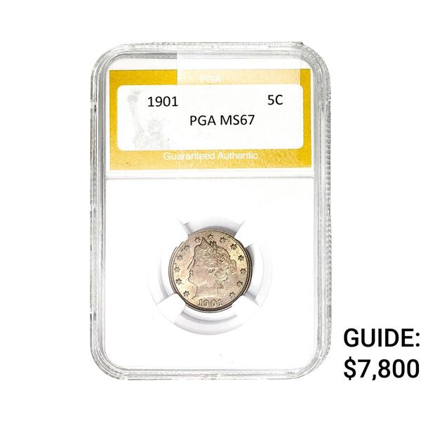 1901 Liberty Victory Nickel PGA MS67