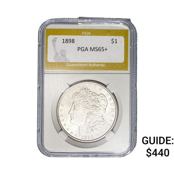 1898 Morgan Silver Dollar PGA MS65+