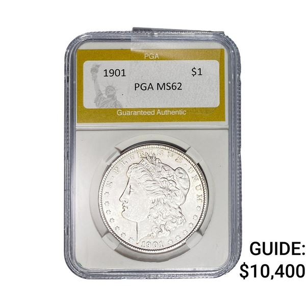 1901 Morgan Silver Dollar PGA MS62