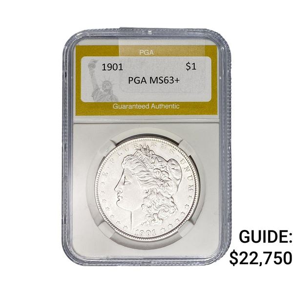 1901 Morgan Silver Dollar PGA MS63